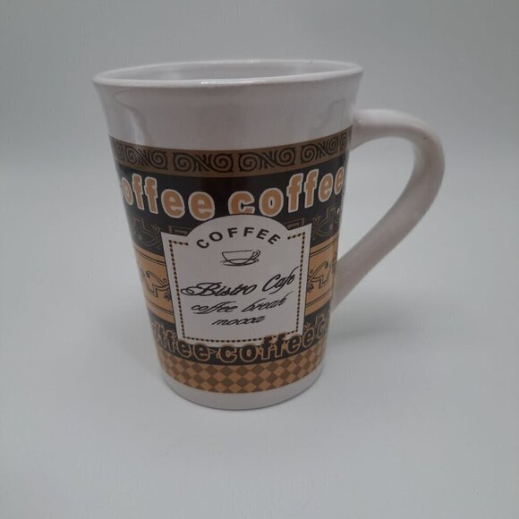 Royal Norfolk Coffee Theme Bistro Cafe Break Coffee Cup Mug Collectible Display - Picture 5 of 12